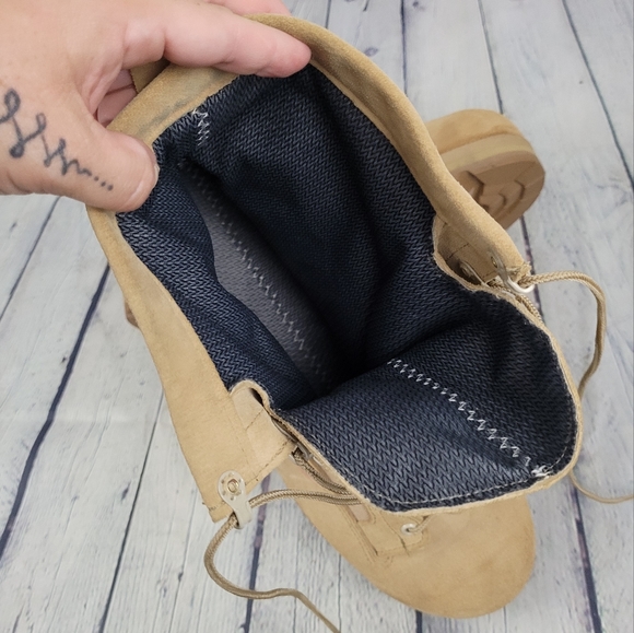 WELLCO | lace-up vibram sole suede military desert combat boots - Picture 10 of 10